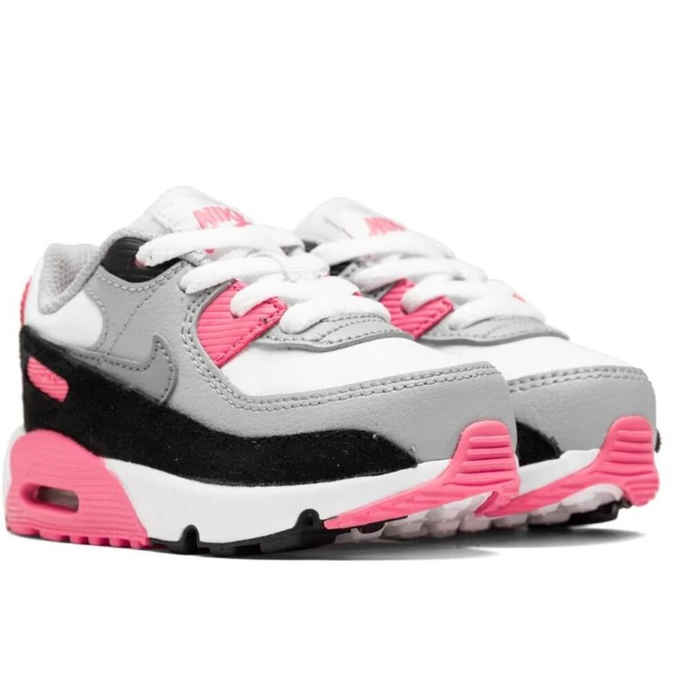 Nike Air Max 90 LTR GS Big Kids Grey/Rose Big Kids 5Y